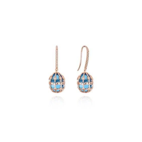 Boucles d'oreilles Tsars Collection Femme Alexandra in Argent Cristallo ALE1690RDB - ALE1690RDB